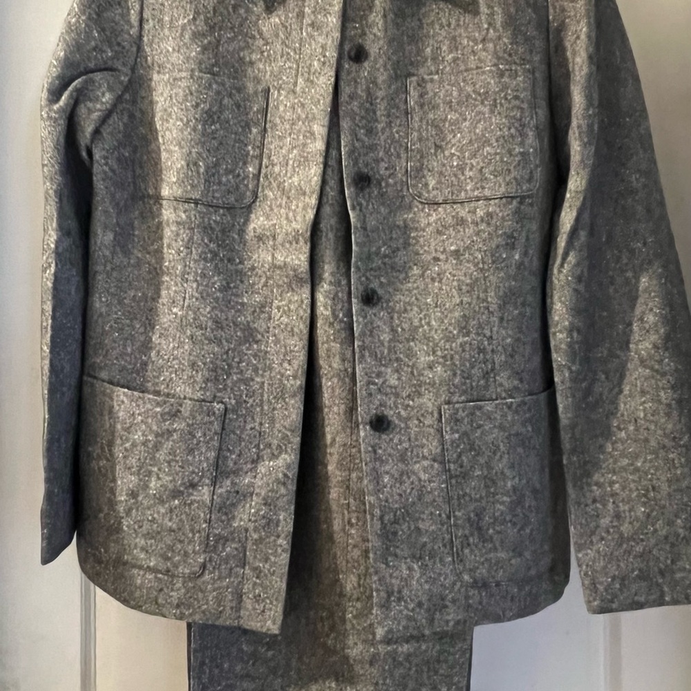 Jones NY B/W Tweed Wool Blend Pants Suit